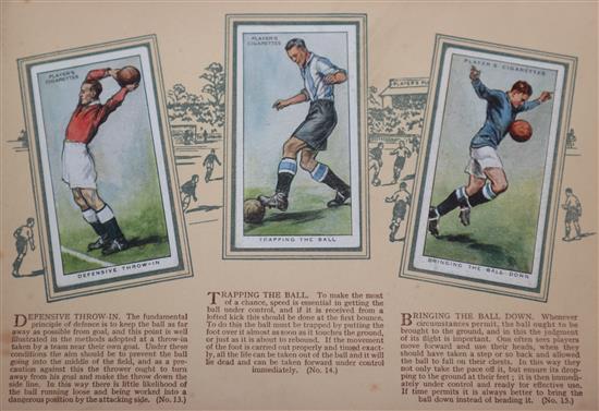 A collection of cigarette cards